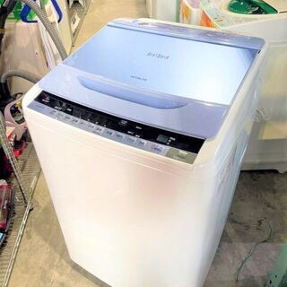 【ネット決済】全自動洗濯機　洗濯機　HITACHI BW-8WV...
