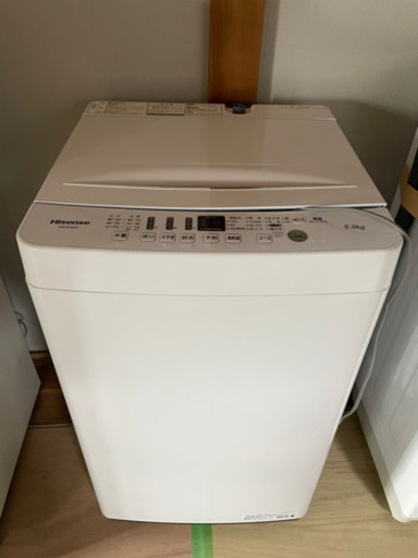 ★お取引決定致しました❣️【❣️SALE❣️高年式がこの価格✨】5.5キロ全自動洗濯機　Hisense ハイセンス【2020年製】
