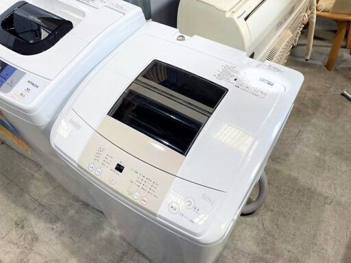 全自動洗濯機　Haier JW-K60K 2016年製　6.0kg　ホワイト　3Dウィングパルセーター　高濃度洗浄　住まい