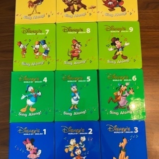 更に値下げ！[字幕付]ディズニー英語システム DVD12卷シングアロング