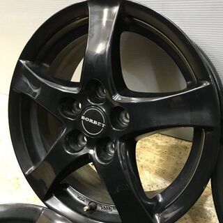 BORBET ボルベット 社外ホイール 15インチ 4本 6J5HPCD112+43 ブラック