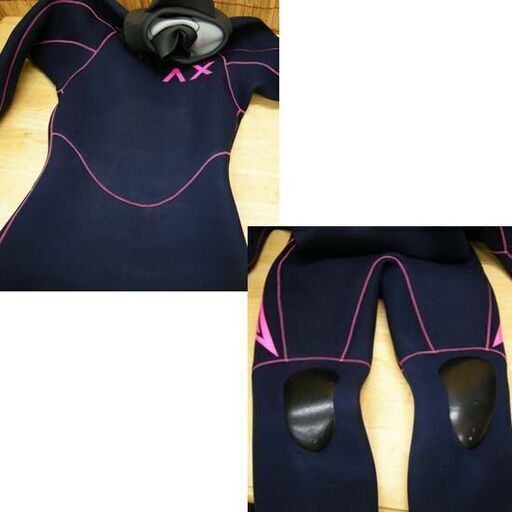 フルスーツ ネイビー ピンク