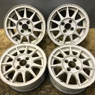 旧車ホイール Abe Sg604 社外ホイール 14インチ 4本 6j4hpcd100 40 当時物 Vhk244 クレジットカード Qr Tanikawa S 中の島のタイヤ ホイールの中古あげます 譲ります ジモティーで不用品の処分