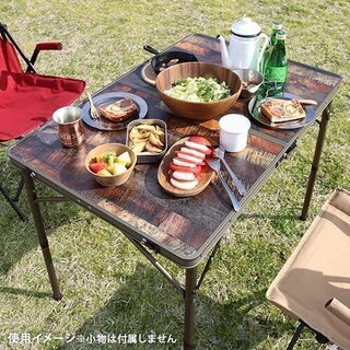 【ネット決済】A クイックキャンプ アウトドア 2つ折りテーブル...
