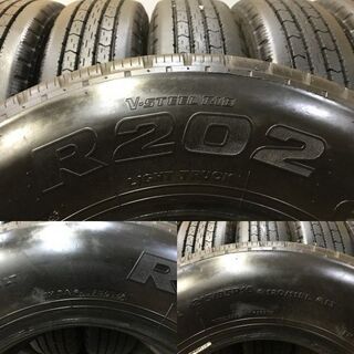 ★バリ山 215/85R16 120/118L LT ブリヂストンR202 6本 ☆バリ山 215/85R16 120/118L LT ブリヂストンR202 6本