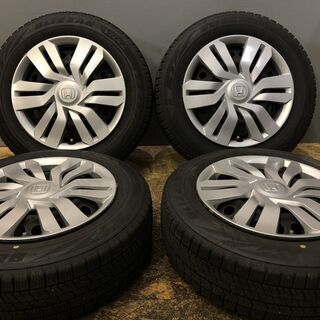 【BS BLIZZAK VRX2 175/65R15】【ホンダ 純正ホイール 15インチ 6J4HPCD100】2018年製 フィット シャトル等　(VTD444) クレジットカード QR決済可能