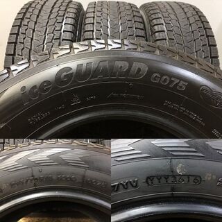 YOKOHAMA ice GUARD G075 215/70R16 16インチ スタッドレス 4本 アウトランダー クルーガー デリカD:5 RAV4等　(MTD137) クレジットカード QR決済可能