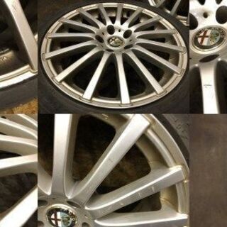 【GOODYEAR ICENAVI 6 225/45R17】スタッドレス【阿部商会 Eurodesign 17インチ 7.5J5HPCD110+41】アルファロメオ等　(VTL436) クレジットカード QR決済可能