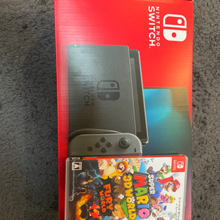Nintendo Switch 本体(グレージョイコン) ＋マリオ3D