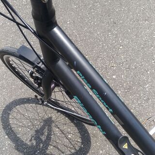 中古ビアンキ　PISA SPORT FLAT BAR　黒　ミニベロ