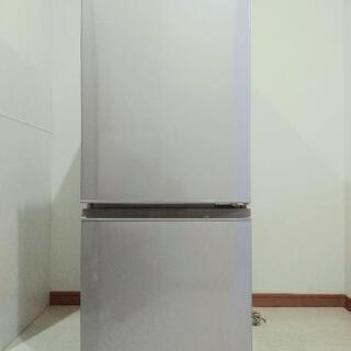 【2018年製】三菱　2ドア冷蔵庫　146L　シルバー