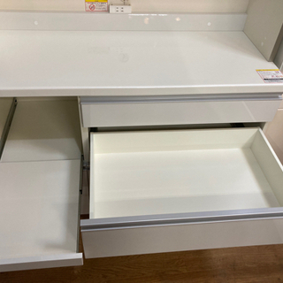 パモウナ レンジボード 幅120cm ホワイト 中古