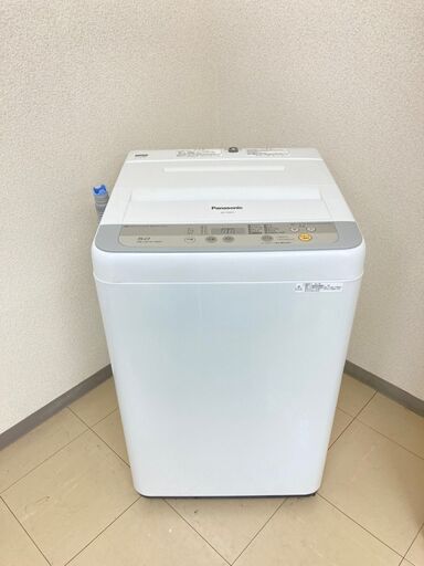 地域限定送料無料　洗濯機　Panasonic　5kg　2017年製 AS081102