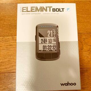 高性能 WAHOO(ワフー) ELEMNT BOLT サイクルコンピューター | www