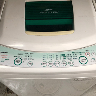 東芝洗濯機　ジャンクの画像