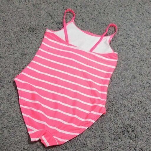 未使用 H M 水着 女の子 110cm ピンクボーダー おるりっち 国際会館のキッズ用品 子供服 の中古あげます 譲ります ジモティーで不用品の処分