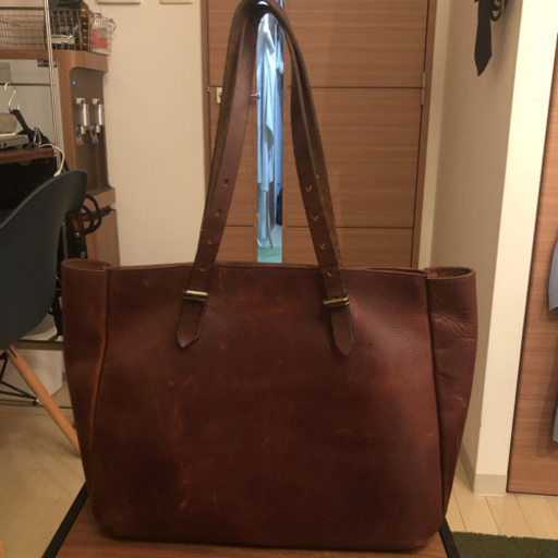 牛革　トートバッグ