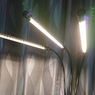 【ネット決済・配送可】本日9/9処分【LED】3灯クリップライト...