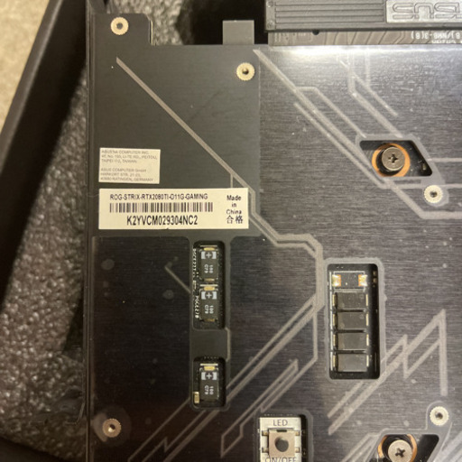 その他 ASUS NVIDIA RTX2080Ti 11GB