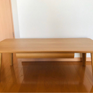 【ネット決済】飛騨　無垢ナラ材　センターテーブル