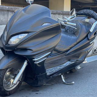 マットブラックカラー‼︎【YAMAHA マジェスティ】LEDレインボー‼︎スピ
