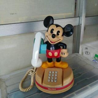 レトロ　ミッキーマウス　電話機　ディズニー