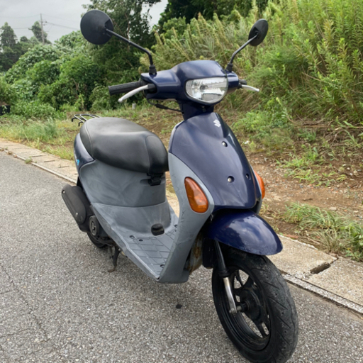 800.【リアタイヤ新品】スズキ・レッツ4！CA45AネイビーLET'S4即乗り出し可能！最短即日納車！格安にて配送可能！千葉県柏市から！現状売買！