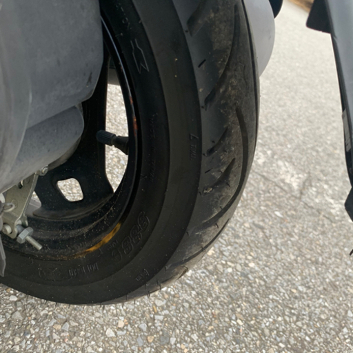 800.【リアタイヤ新品】スズキ・レッツ4！CA45AネイビーLET'S4即