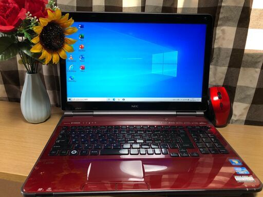 ☆彡美麗品！ＷｅｂカメラUSB接続付き・新品SSD240GB☆超高速ｉ７第二世代/人気ＮＥＣ/Win10 64bit/Office2019付/15.6ｲﾝﾁ/メモリ８ＧＢ/無線/DVD・ＣＤ再生ソフト付・クリスタルレッド　No.2108010