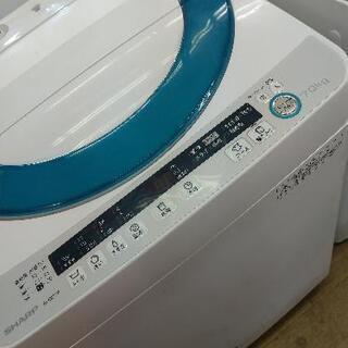 J075 早い者勝ち！☆6ヶ月保証☆7K洗濯機☆SHARP ES-GE70P 2015年製