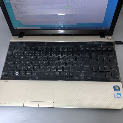 金色 新品高速SSD256GB ノートパソコン Windows10 中古美品 15型ワイド