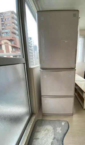 シャープノンフロン冷凍冷蔵庫　型名:SJ-PW35A-C