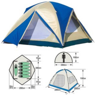 テント オルディナ スクリーンドーム (6人用)M-3118