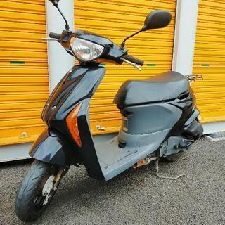 727.高年式FI車両 レッツ5 バッテリー新品 千葉県柏市 即日配送、自走