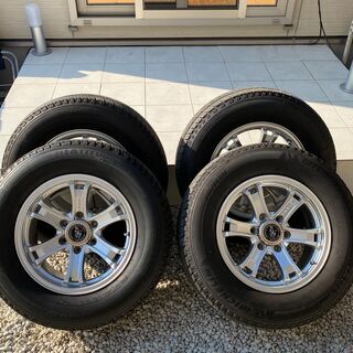 中古 ランドクルーザー PRADO WEDS ADVENTURE KEELER タイヤホイール 
