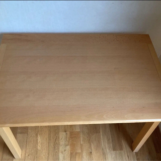 無印良品 ブナ材・デスクテーブル