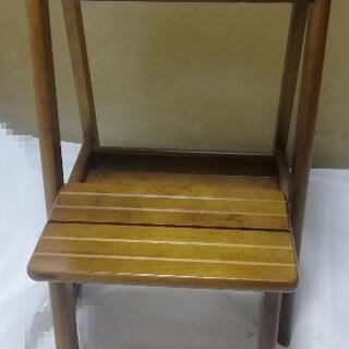 木製　脚立　椅子