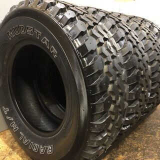 未走行に近い MUDSTAR RADIAL M/T LT235/75R15 104/101Q 6PR 15インチ 夏タイヤ 4本 ホワイトレター　(VTH441) クレジットカード QR決済可能