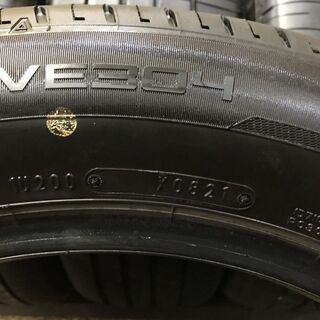 DUNLOP VEURO VE304 225/55R18 18インチ 夏タイヤ 4本 2021年製 バリ溝