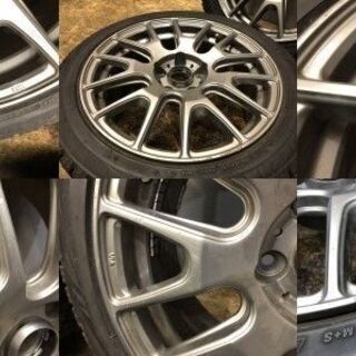 【BS BLIZZAK VRX 225/45R17】スタッドレス【MLJ IGNITE XTRACK 17インチ 7.5J5HPCD110+38】バリ溝 アルファロメオ等　(VTF408) クレジットカード QR決済可能