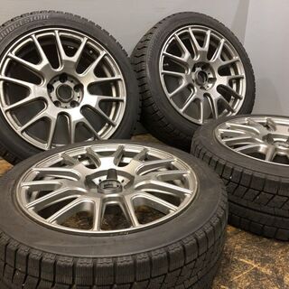 【BS BLIZZAK VRX 225/45R17】スタッドレス【MLJ IGNITE XTRACK 17インチ 7.5J5HPCD110+38】バリ溝 アルファロメオ等　(VTF408) クレジットカード QR決済可能