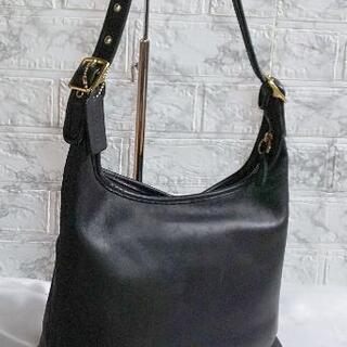 ◆COACH◆オールドコーチショルダーバッグ/肩掛け ブラック