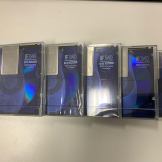 ①SONY MOディスク（640MB) 5枚set