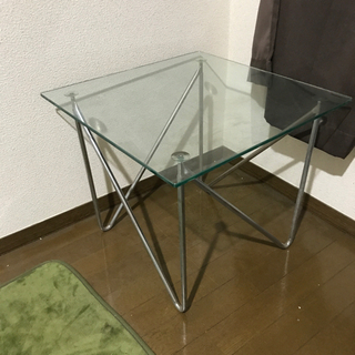 ガラス天板　小テーブル