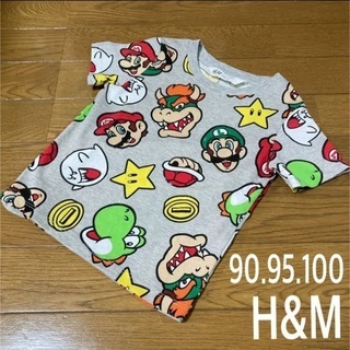 【引渡終了】未使用　H&M マリオ　Tシャツ　90.95.100