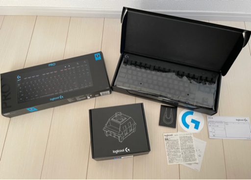 Logicool G PRO X [完品]タクタイル付(青軸＋赤軸)
