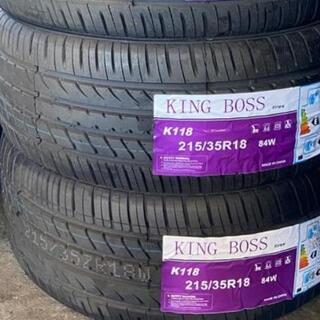 🌞215/35R18⭐新品！未使用！交換費用込み！KING BOSS製サマータイヤ入荷しました🌞