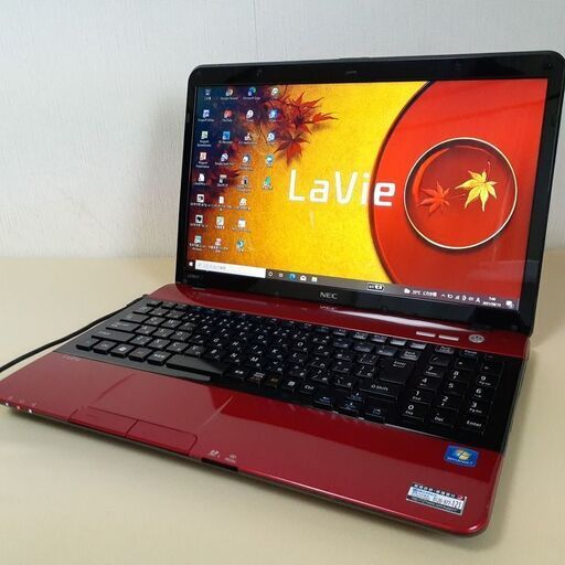 【取引中です】☆SSDで快適☆　NEC　LaVie　Wi-Fi  マルチ　15インチ　i5　レッド　Windows10　④
