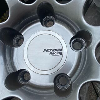 【最終値下げ】【中古】ADVAN RACING RSII Flow Forming  17インチ (4本分)  (+スタットレスタイヤ(おまけ)) 最終値下げ】【中古】ADVAN RACING RSII Flow Forming 17インチ (4本分