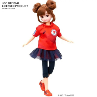 サポーターリカちゃん  JOC公式ライセンス商品 東京2020オリンピック